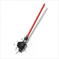 3d superhero store wall light