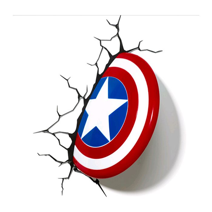 CAPTAIN AMERICA - CAPTAIN AMERICA SHIELD 3D WALL LIGHT