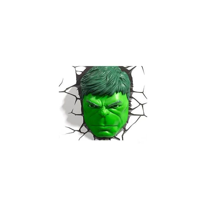 HULK - HULK FACE 3D WALL LIGHT